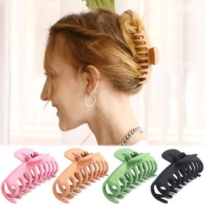 China Hair Clips Jumbo Strong Hold Hair Claw Clips 4.3 Inch Matte Hair Clips Minimalist For Thin Thick Hair for sale