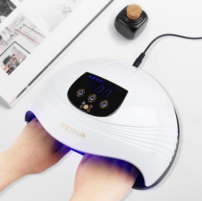 China 180W UV Lamp With 60 Beads 2022 LED Professional Fast Dryer Gel High Power Manicure Polishing Lamp Brand New Design LED Dressing Cool And Warm Dual Mode for sale