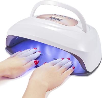 China 150W UV Lamp with 57 LED Beads 57leds 150W Maximum UV Lamp Sun X8 Automatic Sensor Smart Nail Dryer with 4 Timers Nail Polish LED Nail Curing Lamp for sale