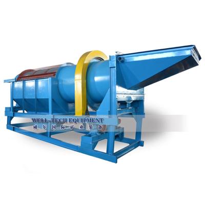 China Alluvial Gold Wash Washing Screening Mining Equipment Scrubber Trommel For Diamond Factory for sale