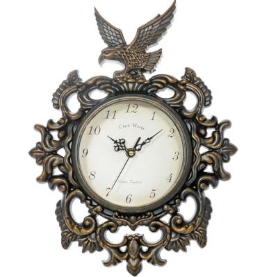 China European Style Fashion Carved Eagle Quartz Clock 38.4*29.4*4.4CM for sale