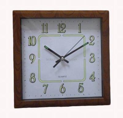 China Home Decorate Wholesale Ajanta Square Wall Clock Model LX-4121 for sale