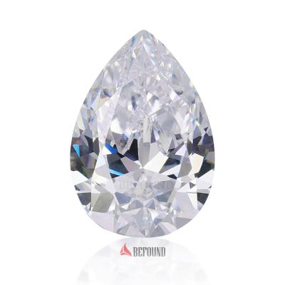 China Earings Customized CVD Pear Cut F Color Synthetic Diamond Wholesale Lab Grown Diamond for sale