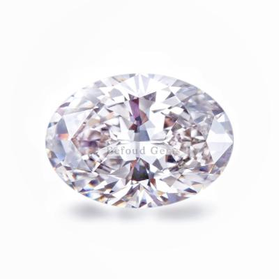 China Wholesale Color VVS Earings 1ct 1.5ct 2ct 3ct DEF VS Clarity HPHT Diamond Oval Cut Lab Grown CVD Diamond for sale