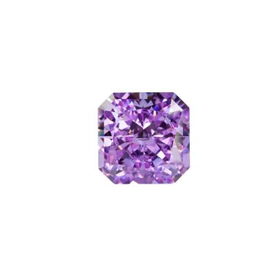 China Color Play Or Wholesale 6A+ Fire Dampen Loose Heart Oval Heater Asscher Gemstone For Amethyst Diamond Earring Simulated Diamond for sale