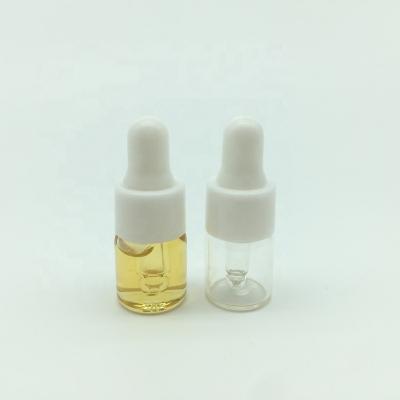 China Personal care factory price tube glass bottle 2ml glass vial with dropper for serum for sale