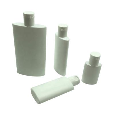 China 10ml 20ml 30ml 50ml Cosmetic White Plastic Bottles With Cap for sale