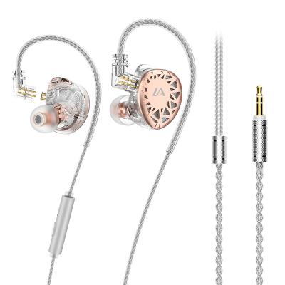 China LF3 Pro IS Earphone IDD+IBA+ 1H Comfortable Wearing Electrostatic Hybrid Cable Technology Wired Earbud High Fidelity Noise Canceling Sport In-ear Earphone for sale