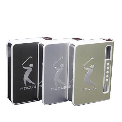 China With One Lighter China Wholesale OEM Service Smoking Cigarette Set Box With Gas Lighter Pocket Cigarette Tobacco Case Box for sale