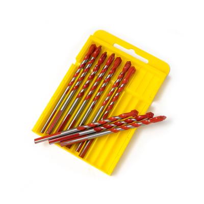 China Masonry Drilling 6mm 8mm Low Pressure High Speed ​​Steel Fully Ground Overlord Drill Sets for sale