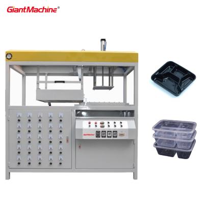 China food & Beverage Factory Cheap Price Plastic Tray Making Forming Machine For Red Black Gold Tray Transparent Container for sale