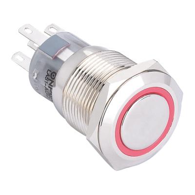 China ONPOW 19mm Emergency Stop Push Button (LAS1-AGQ-E/N) CE, RoHS LAS1-AGQ-E/N for sale