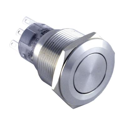 China 30 Years Stainless Steel Industry Leader ONPOW Metal Push Button Switch GQ22A-11/S Diameter 22mm Waterproof CE IP67 ROHS Stainless Steel for sale