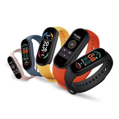 China Locate New Fitness M6 Waterproof Motion Trackers, Heart Rate Monitor Strap Wristband Activity Tracker Reloj M6 M5 Smart Watches for sale