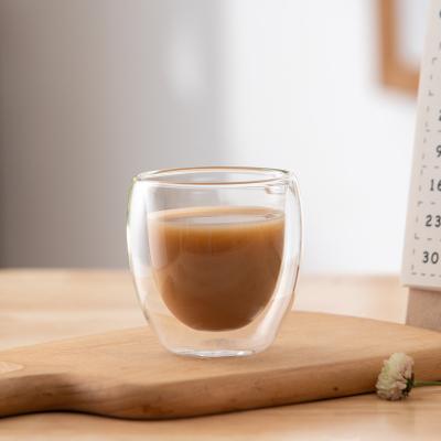 China Custom Viable 350ml Logo High Borosilicate Glass Water Coffee Cup Glass Mugs With Low Price Without Handle for sale