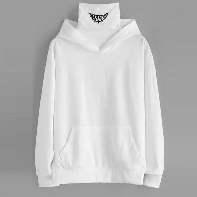 China OEM funny new design men's clothing 100% cotton collar hoodies Anti-wrinkle tops with funny logo for sale