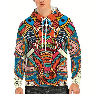 China 2021 New Fashion Anti-wrinkle Men's Hoodies Hot Digital Printing Men Sweats Coat Hoodies for sale