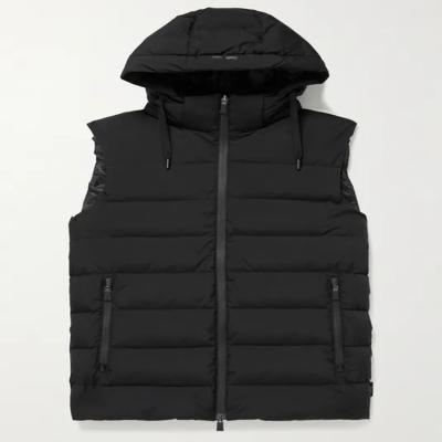 China Wholesale Fashion Sustainable 2021 Winter Casual Mens High Quality Down Jacket Vest With Hat for sale