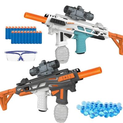 China Summer Funny Game 2023 New 3 In 1 Backyard Electric Amusement Electric Shooter Shooter Gel Water Gel Balls Blaster Outdoor Toy Gun Splatter Ball Toy Gun for sale