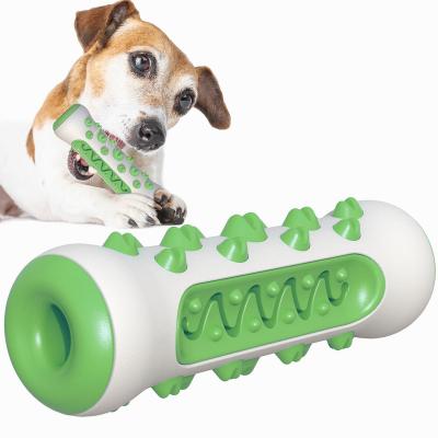 China TPR Stocked Pets Toys Accessories and Teeth Cleaner Rod Dog Toothbrush Chew Toy Molar for sale