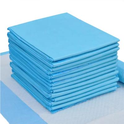 China Printed Disposable Blue Medical Bed Underpad With SAP, Super Absorption Underpad for sale