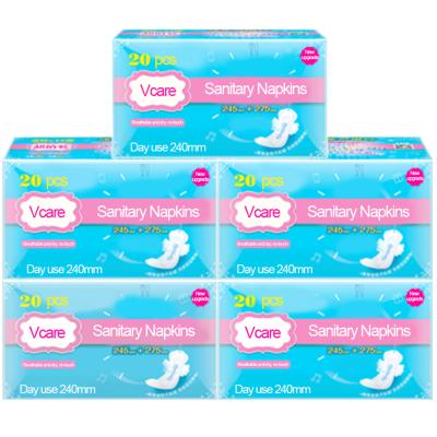 China Wholesale high quality super absorbent disposable sanitary napkin with cheap price for sale