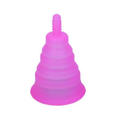 China Reusable Collapsible Menstrual Cup Set, Collapsible Silicone Menstrual Cup For Lady for sale