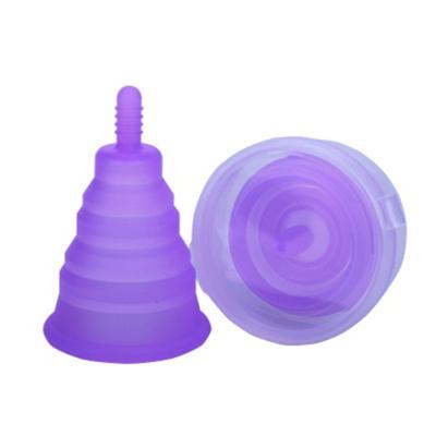 China Vcare Reusable Reusable Foldable Menstrual Cup, 100% Medical Silicone Menstrual Cup for sale