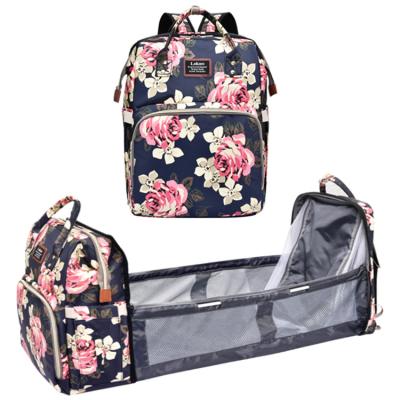 China With USB Bag Vcare Mochila Zaino A Dos Baby Care Bebe Sleeping Mom Travel Bag Rugzak Crib Diaper Backpack for sale