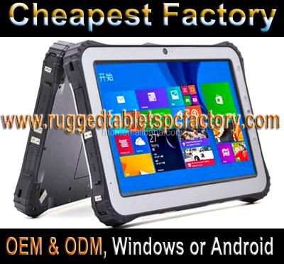 China Factory 10.1 Inch Android Win 10 Rugged Tablet , With 1d Barcode Scanner Industrial Computer 10