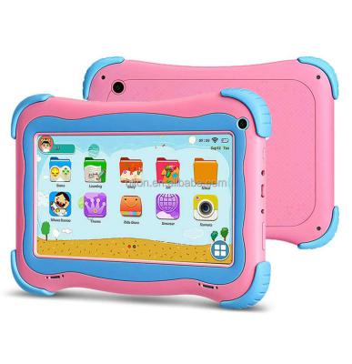 China 7 Inch Educational Android 10.0 Two Camera Wifi Tablet Kids Educational Gift For Kids Boys Girls for sale