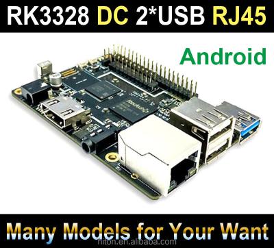 China Phone Rockchip RK3328 Quad-Core A53 1.5GHz Motherboard RJ45 Linux android5.1 Motherboard for sale