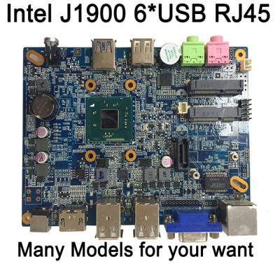 China PCIE Server Highton Motherboard Intel Celeron J1900 Win7/Win10/linux 2G/4G rom+2G/4G RAM Memory Wifi BT PCBA for sale