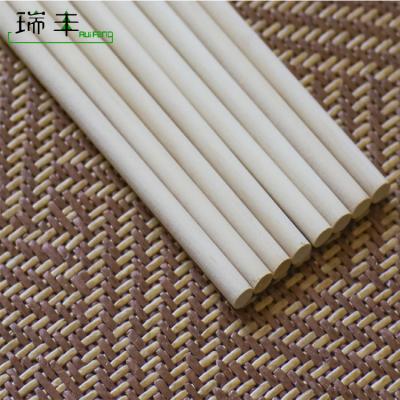 China Sustainable Disposable Birch Wood Round Sticks For Ice Cream for sale