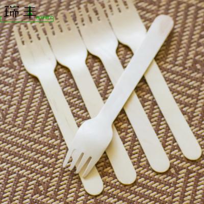 China Disposable High Grade Disposable Flatware Fork Knife Wooden Spoon for sale