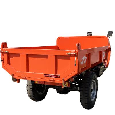 China Diesel Cargo Dumper With Cargo , 3 Wheel Mini Diesel Tricycles With Large Loading Capacity Small Diesel Dump Truck for sale