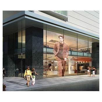 China Video Wall P3.9-7.8 Transparent Led Video Transparent Glass Led Display for sale