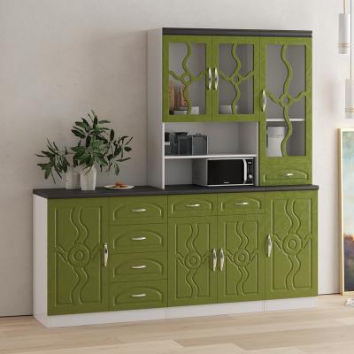 China Modern Customization Particleboard MDF Door Sideboard With Metal Slider Drawer Design Customization Cabinet for sale