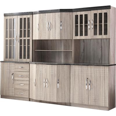 China Hot Sale South Africa Storage Cabinet Kitchen Wooden Modular Sideboard Set Modern Base Cabinet Kitchen for sale