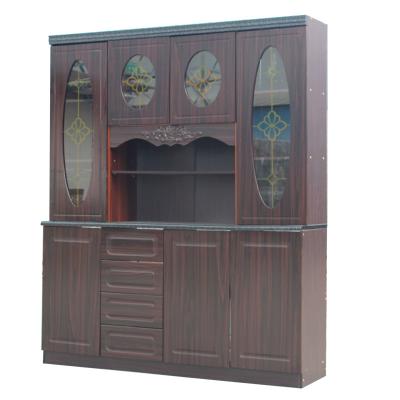 China Contemporary Modern Sideboards With Precut Granite Countertops 1.6M Wooden Sideboard With Glass And Drawers for sale