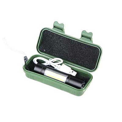 China Emergency Mini Led Flashlight USB Pocket Charging Kids Torch Lights for sale