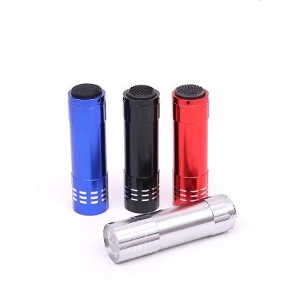 China Emergency Portable Mini Led Flashlight For Promotion Gift 9LED COB Flashlight for sale