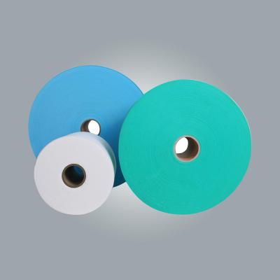 China Blue White Colorful Pp Sms Non Woven Nonwoven Fabric Roll For Medical Surgical Gown à venda