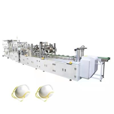 China Semi-Automatic N95 FFP2 FFP3 Automatic Cup Face Mask Making Machine With Long Service Life for sale