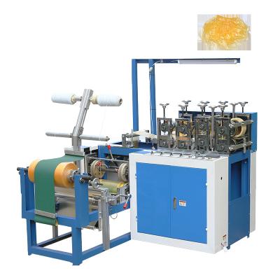 China High Quality Automatic Disposable Plastic Shoe Cover Machine Rubber Band, PE Plastic Film for sale