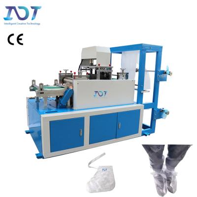 China Custom Automatic Nonwoven Dust Proof Non-Woven Fabric Boots Cover Shoe Cover Machine for sale