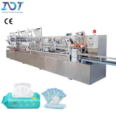 China Size Adjustable High Speed Disposable Baby Wet Wipes Making Machine Wet Tissue Packaging Machine for sale