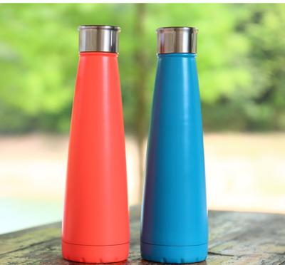 China PORTABLE Cola Bottle Double Wall Vacuum Stainless Steel Cold Insulated Water Bottle For Outdoor Camp for sale