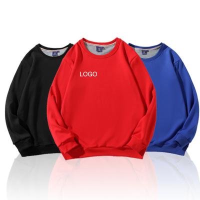 China Spring And Autumn Fashion Solid Color Top Selling Simple Sweatshirt Man Crew Neck Pullovers Anti-wrinkle for sale