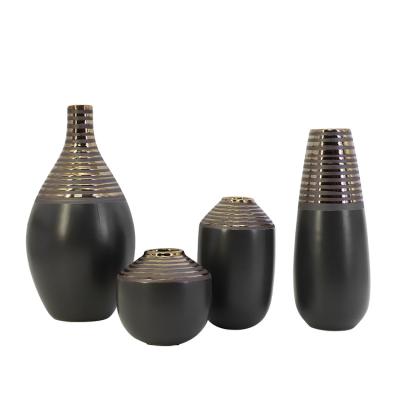 China Modern LIVE Packing Vase Design Porcelain Flower Vases Multi Color Ceramic Home Decoration Vases Ware Vases for sale